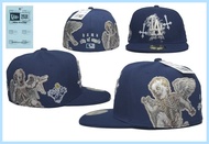 A014Foreign Trade MLB Baseball League Cap Yankee AAA Flat Eye 2025 Statue Of Liberty Skeleton Cross-