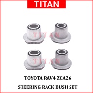 (4pc) Steering Rack Bush Toyota Rav4 Zca26