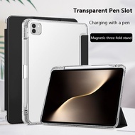 Soft TPU Transparent Case for Honor MagicPad 3 12.5 2025 MagicPad3 CGL-W00 with Pencil Holder Honor 