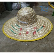 Topi Jerami Petani/Nelayan/Handmade Straw Sun Shade/Straw Hat/farmer hat/topi petani/farmer hat cap/