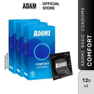 Adam Condom Adamz Comfort Condom kondom Adam 12s x3  extra lubricant condom for men Adam kondom lebi