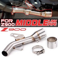 Motorcycle exhaust is suitable for Ninja Z900 Z900E modified exhaust mid-section tube muffler system