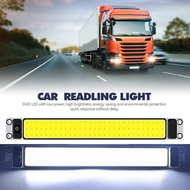 ไฟ LED ติดเพดานอ่านหนังสือในรถ12-24V, ไฟแถบ LED สำหรับติดภายในรถพร้อมสวิตช์เปิดปิดสำหรับรถตู้รถบรรทุกเรือแคมป์