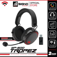 SIGNO E-Sport 2.4G Wireless Gaming Headphone รุ่น TROPEZ WP-600 (หูฟัง เกมมิ่ง)