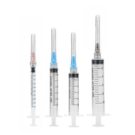 Disposable Plastic Industry Syringe With Luer Lock 1ml 3ml 5ml Syringes With Needles 1cc Sterile Inj