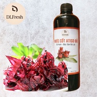 Nước cốt atiso đỏ DLFresh atiso đỏ vị chua ngọt tự nhiên 500ml