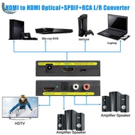 YUYIN4 1080P HDMI để HDMI quang + SPDIF + RCA L/R extractor chuyển đổi âm thanh Splitter