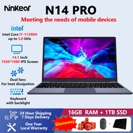 Ninkear N14 Pro 14 inch Laptop 16GB RAM + 1TB SSD Intel Core i7-1165G7 UP 5.00 GHz FHD 1920*1080 IPS Backlit Keyboard Fingerprint Windows 11 Gaming Laptop Computer Notebook