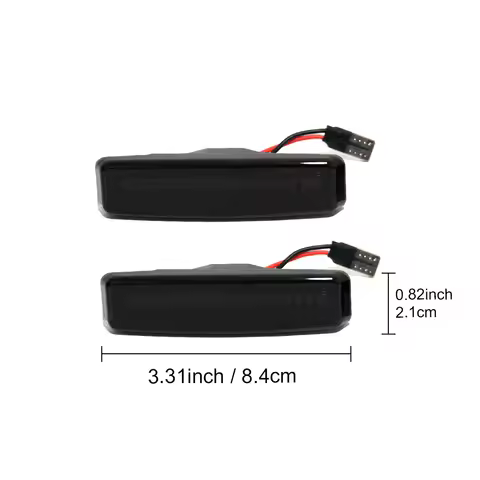 For BMW 5 Series E39 M5 1998-2003 side signal lights, dynamic flow model, leaf panel edge lights