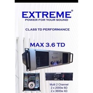 EXTREME MAX 3.6 TD Power amplifier class TD