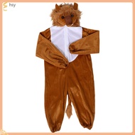 📦 Lion Costume Kids Realistic Soft Breathable Jumpsuit Birthday Party School Play Dress-Up Lion Cost