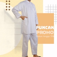 Baju Koko Pakistan - Stelan Baju Dan Celana Koko Pakistan - Perlengkapan Haji/Umroh Pria
