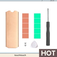 Copper M.2 SSD HeatSink Hard Disk Cooler with Thermal Solid State Disk Radiator 0.5mm for M.2 2280 N