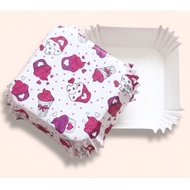SQUARE Cup SQUARE/ size 8x8x3 cm Contents 200 Pcs | BEAUTY CAKE