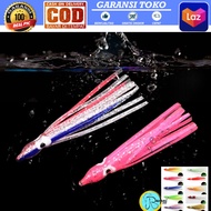 RAMAI PANCING Rubber Squid Cumi karet glow in the dark panjang 5cm Umpan cumi Sotong