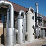 pp Acid mist spray tower waste gas treatment equipment for dust removal, washing, purification, and 