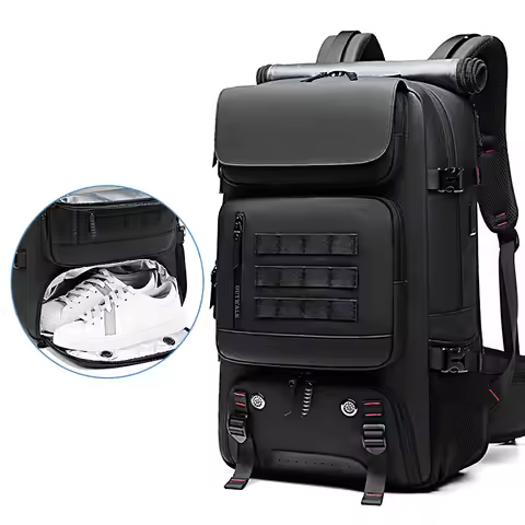 Men Travel Backpack 50L Hiking Trekking Backpack Waterproof 17 inch Laptop Backpack Business Backpac