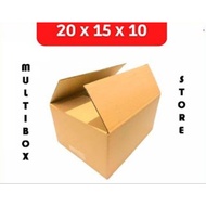 Cardboard box packing 20x15x10