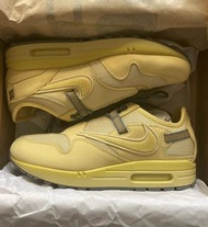 ✨Travis Scott x Nike Air Max 1 “Saturn Gold”聯名款 低幫 運動鞋 男女同款 土黃色