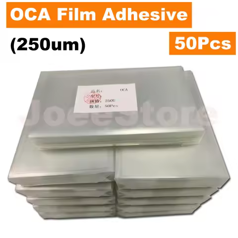 OCA Film For iPhone 50pcs 250μm OCA Film For iPhone XS 11 12 13 14 Pro Max Mini 7.2inch LCD Touch Sc