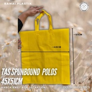 Plain cloth bag 45x51cm spunbond contents 12