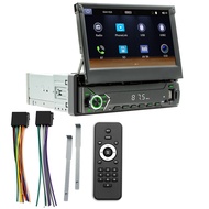 1Set Car Portable Radio Bluetooth MP5 FM the Host 9612W Car Retractable Screen Wireless CarPlay Android Auto