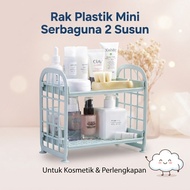 ACC Mini 2-Tier Cosmetic Rack Plastic Makeup Organizer