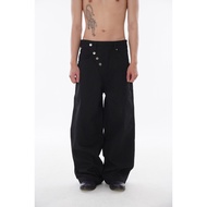 Whipworkshop Black Denim Pants Raw Denim FM Denim Pants