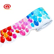 59 Feet Color Balloons Bulletin Board Borders, Scalloped Rolled Border Trim Stickers for Classroom, 