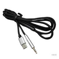 Kiki USB C to 2 5mm Male Cable for QC25 QC35 QC35II QC45 NC700 Y40 Y45 Y50 Headset
