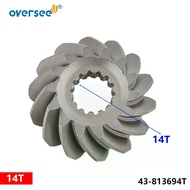 813694 Pinion For Mercury Outboard Motor Mercruiser Mariner 50HP 55HP 60HP Outboard Motor 43-813694T