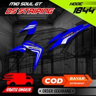 1844 Sticker Striping Motor YAMAHA MIO SOUL GT List Variasi Desain Simpel Elegant Terkeren