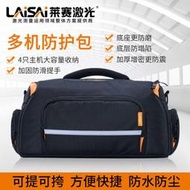 【黑豹】LAISAI多功能防護包水平儀紅外線貼墻儀拎包背包多機大包挎包