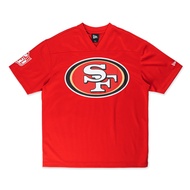 New Era เสื้อยืดแขนสั้นรุ่น San Francisco 49Ers Nfl Scarlet American Football Jersey