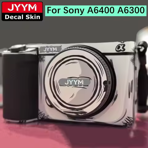 Customized Sticker For Sony A6400 A6300 Camera Decal Skin Vinyl Wrap Film Coat ILCE-6400 ILCE-6300 A