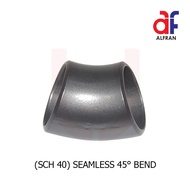 [Ready Stock] ALFRAN Carbon Steel (C.S.) (SCH 40) Seamless 45° Bend
