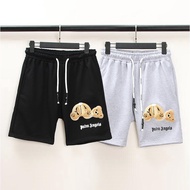 Fashion PALM ANGELS new decapitated teddy bear drawstring all-match shorts for men and women