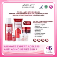 ANIMATE EXPERT AGELESS ANTI AGING PACKAGE 5 IN 1 - NEW ORIGINAL BPOM PRODUCT ANTI AGING CARE DELAYS 