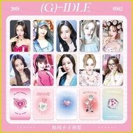 6PCS/set GIDLE MS4 Little Red Cap I FEEL LOMO card Cho Mi Yeon Minnie Jeon So-yeon YUQI Yeh Shuhua p