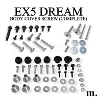 HONDA EX5 DREAM BODY COVER SCREW (COMPLETE) SCREW SET SKRU BODY EX5-DREAM EX5 HIGHPOWER