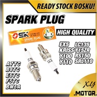 SPARK PLUG EX5 KRISS WAVE LC135 Y125Z Y15 SRL110 RG VF3I MESIN RUMPUT (F5TC/BM6A/A7TC/E6TC/B8TC) PLU