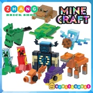 Minecraft Camel - Fish Creeper Turtle - Frog - Zombie House Warden - Allay Minifigures Xinh G0121