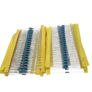 30 Kinds 1% 1/4W Metal Film Resistor Assorted Kit 30 Values each value 20pcs total 600pcs (10R-1M)
