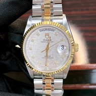 Mechanical Automatic Series TUDOR Prince TUDOR Wrist Watch Men's 36mm Gold Watch