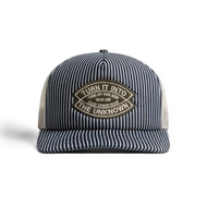 KEEPFS | Hickory Striped Denim Trucker Hat | Hickory