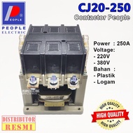CONTACTOR KONTAKTOR CJ20-250 PEOPLE 220V 380V