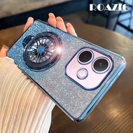 Roazic Ốp cho Oppo A5 Pro/Oppo A5 Pro 5G Mạ sang trọng màu gradient Long Lanh Chống Sốc bảo vệ chống