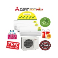 5 TICK Mitsubishi Electric STARMEX System 3 Aircon + FREE Dismantle & Disposal AC + FREE Installatio