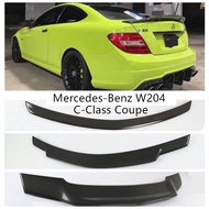 Carbon Fiber Spoilers For Mercedes-Benz W204 C-Class Coupe C63 C200 C230 C260 C280 C300 2007-2014 Wi