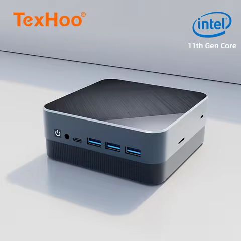 Four Display Mini PC Intel Tiger Lake Corei3 i5 i7 4C/8T Pocket Dual DP HD-MI LAN Type-C WIFI6 DDR4 